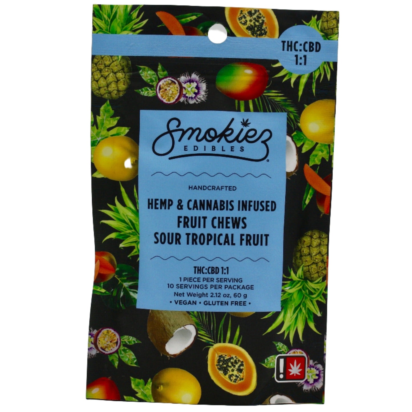 Smokiez Sour Tropical | 1:1 Multi CBD