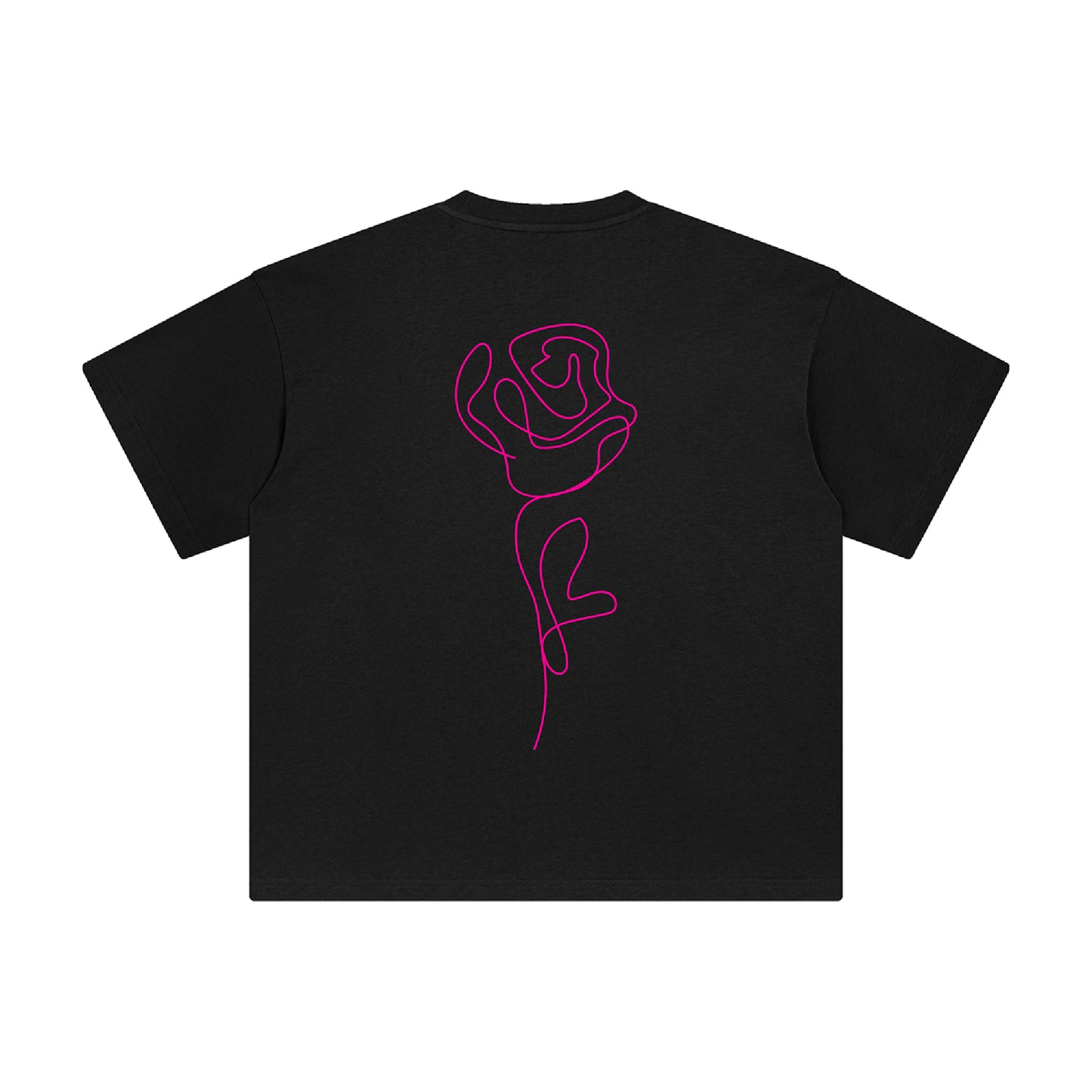 Rose Line Tee // Black