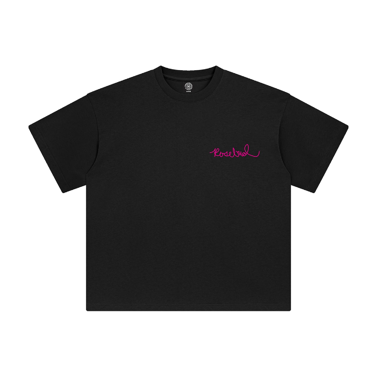 Rose Line Tee // Black